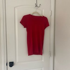 Lululemon Red Shirt